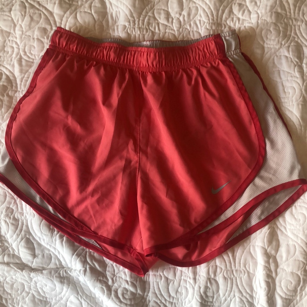 EUC pink Nike tempo running shorts